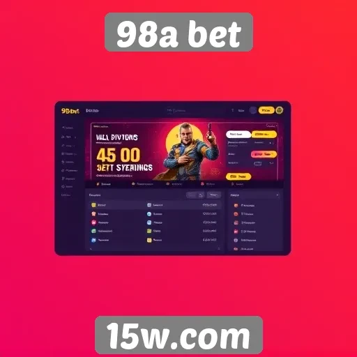 Análise da interface do usuário do site 98a bet